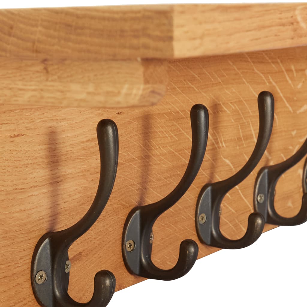 Knaggrekke 60x16x16 cm heltre eik