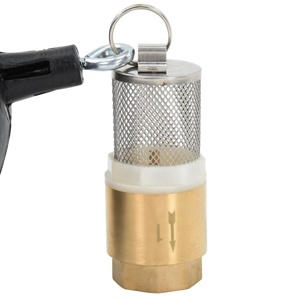 Sugeslange med messingkoblinger grønn 1,1" 5 m PVC