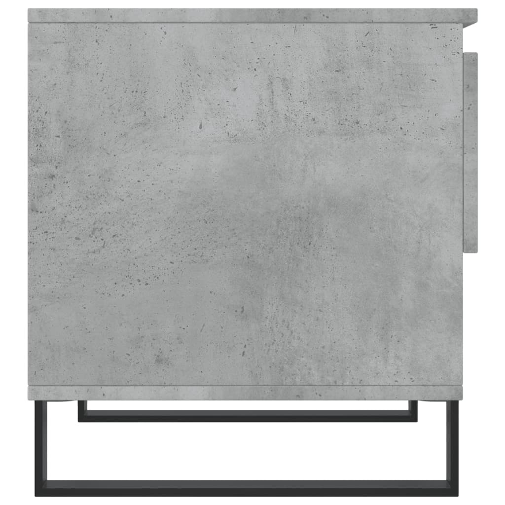 Salongbord 2 stk betonggrå 50x46x50 cm konstruert tre
