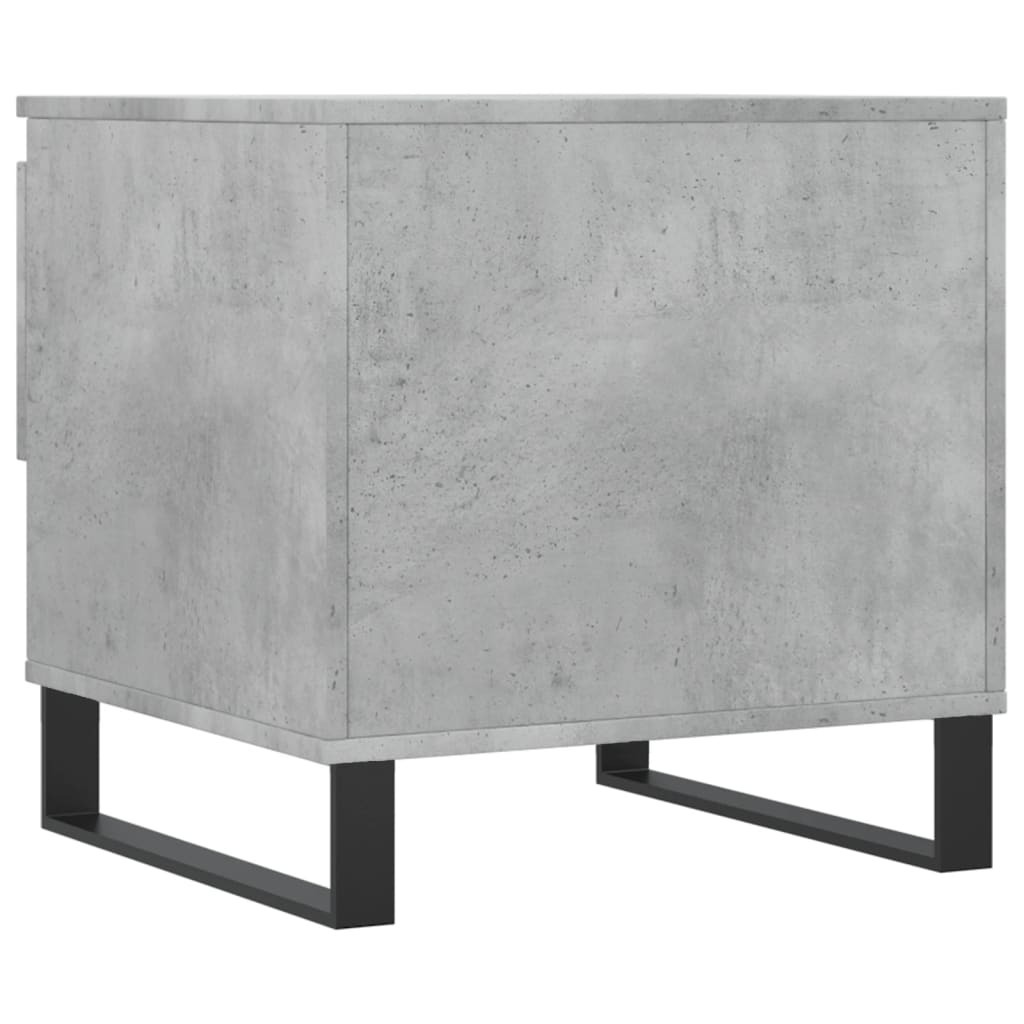 Salongbord 2 stk betonggrå 50x46x50 cm konstruert tre