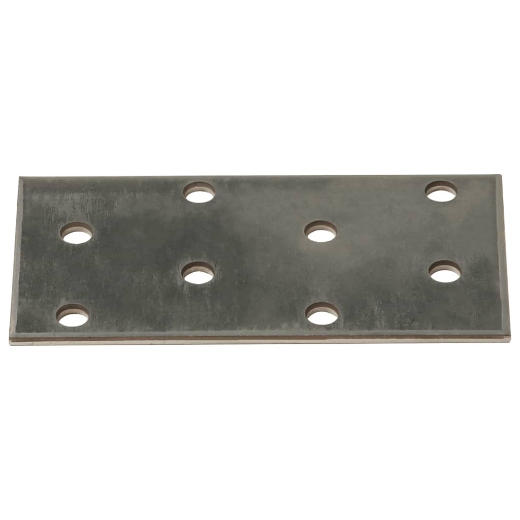 Perforerte plater 60 stk 2 mm 80x40 mm galvanisert stål