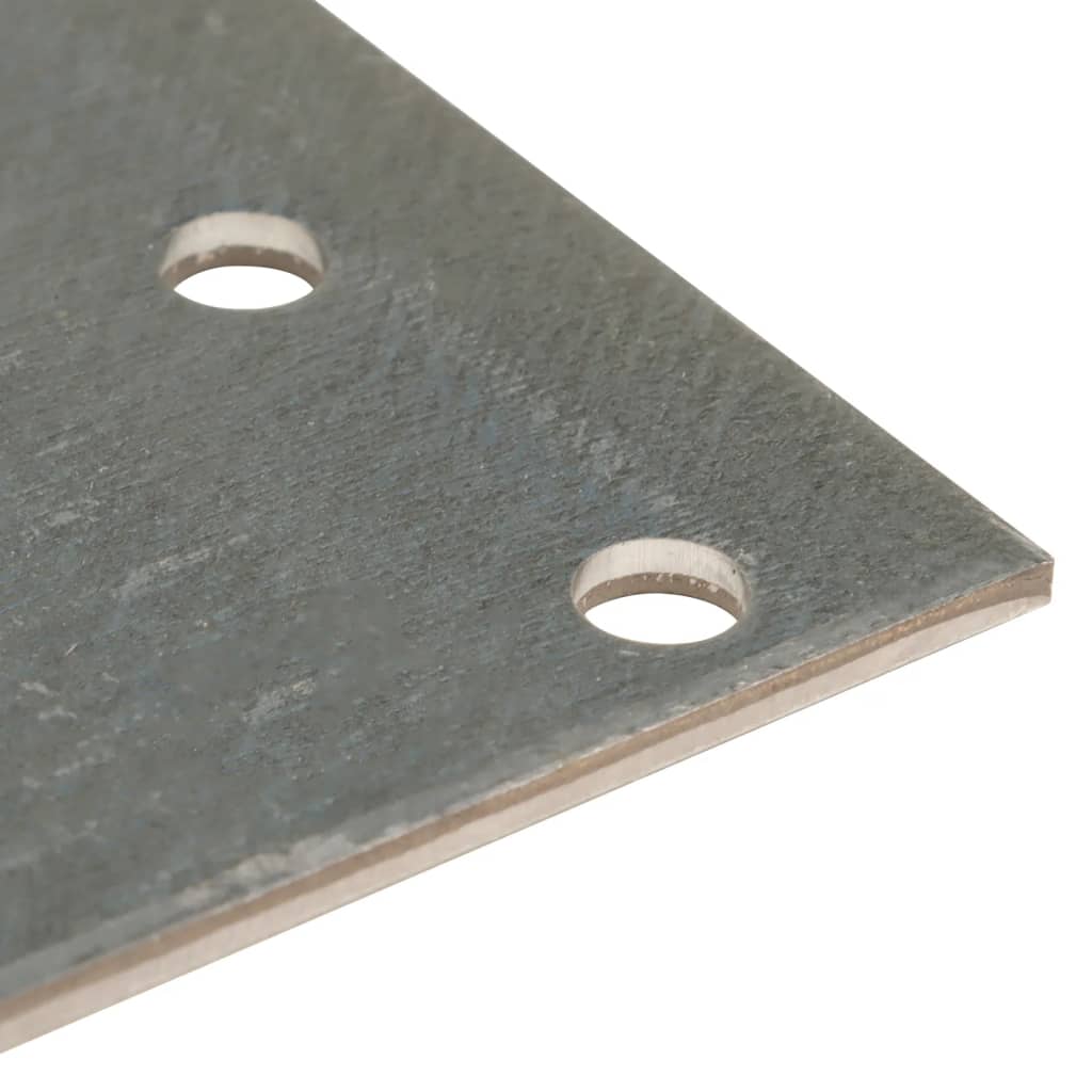 Perforerte plater 60 stk 2 mm 80x40 mm galvanisert stål