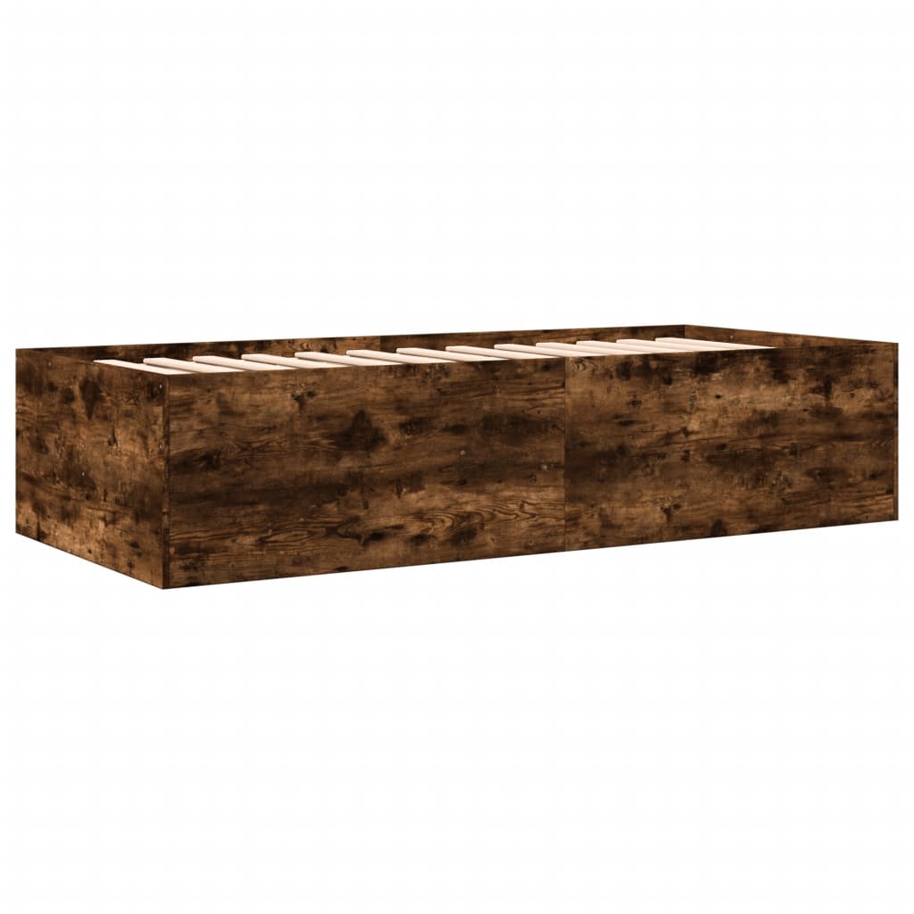 Dagseng med skuffer uten Madrass røkt eik 100x200 cm