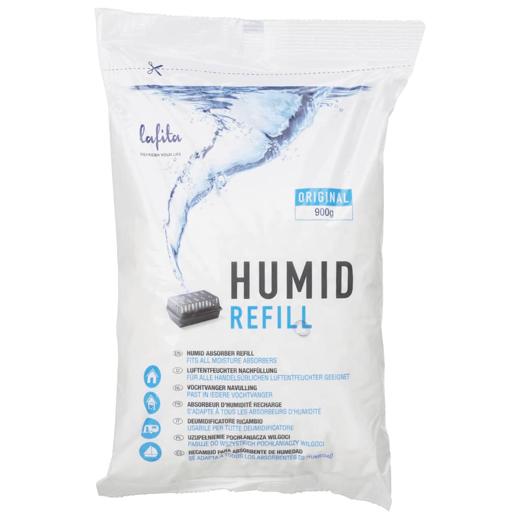 Fuktdempere med refillposer 4 stk 900 g