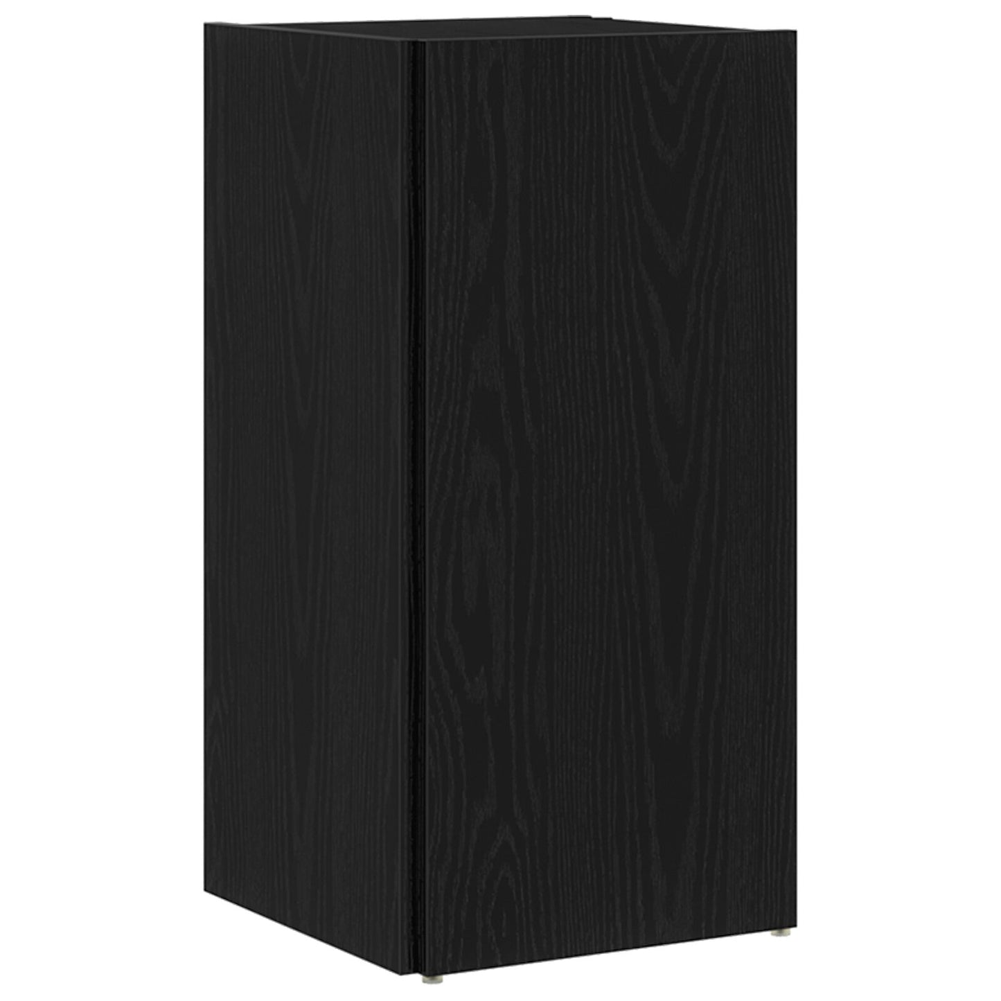 Hjørneskap Svart Eik 33x33x67 cm Konstruert Tre