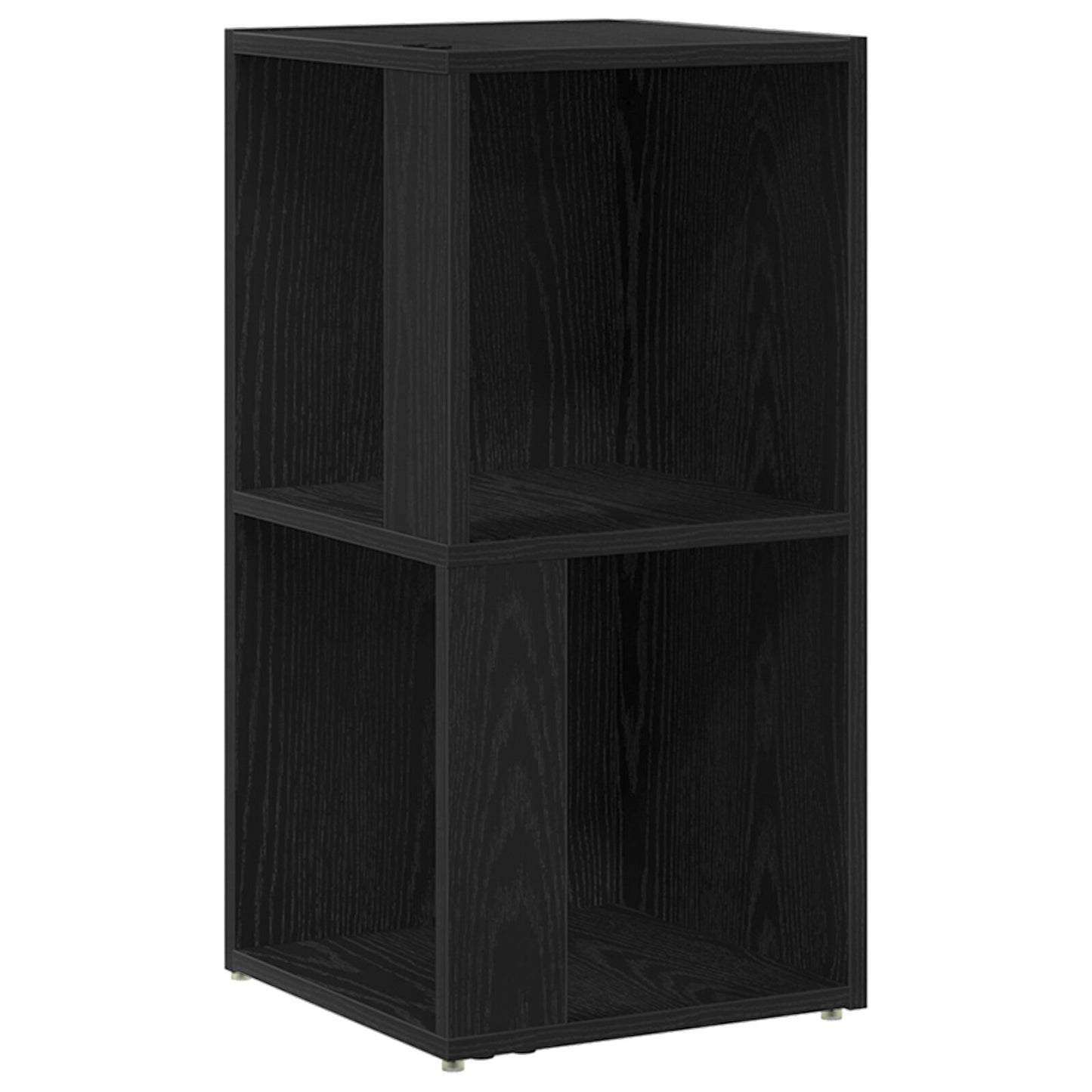 Hjørneskap Svart Eik 33x33x67 cm Konstruert Tre