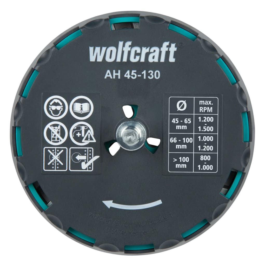 wolfcraft Justerbar hullsag AH 45-130 30 mm metall 5978000