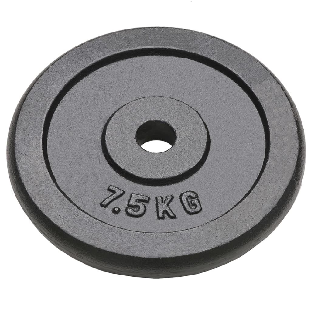 Vektskiver 4 stk 4x7,5 kg støpejern