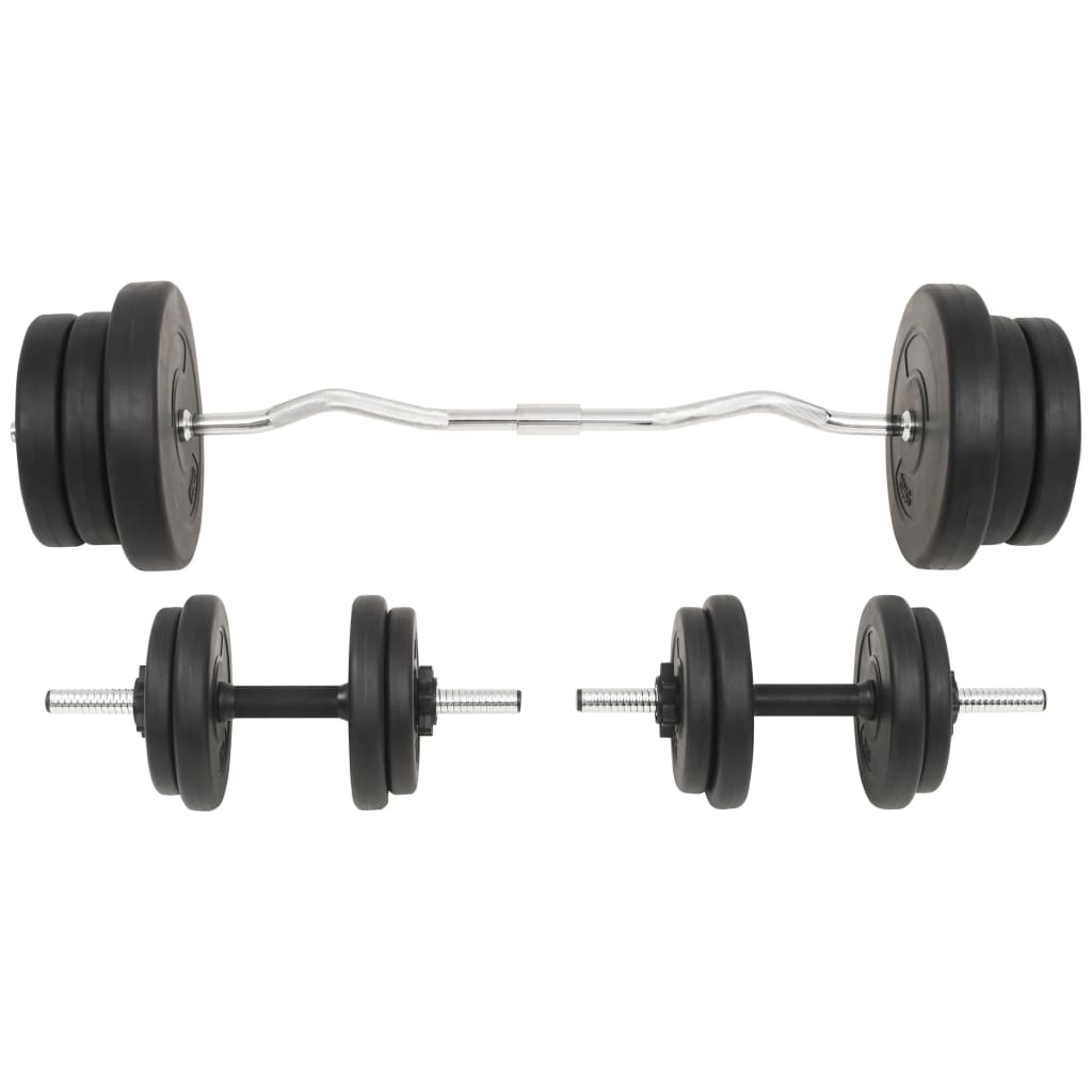 Vektstang- og manualsett 60 kg