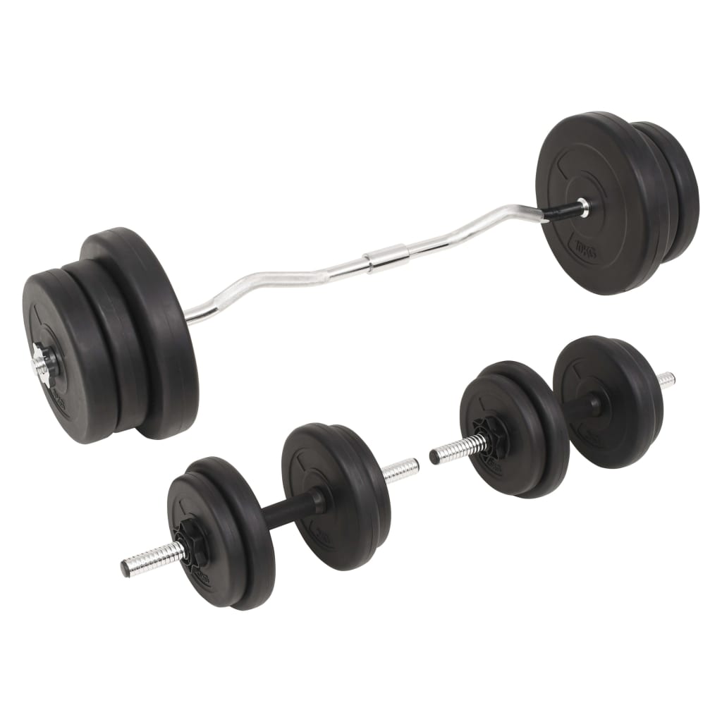 Vektstang- og manualsett 60 kg