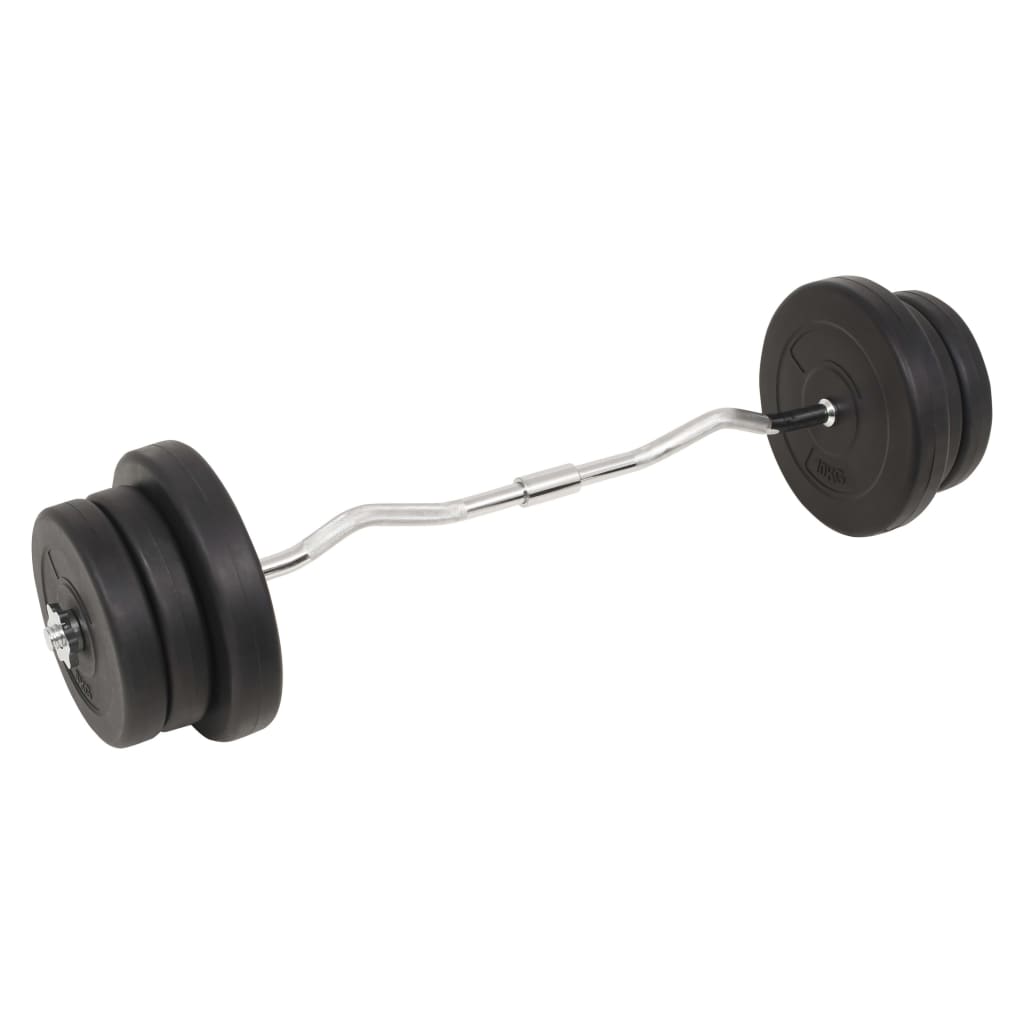 Vektstang- og manualsett 60 kg