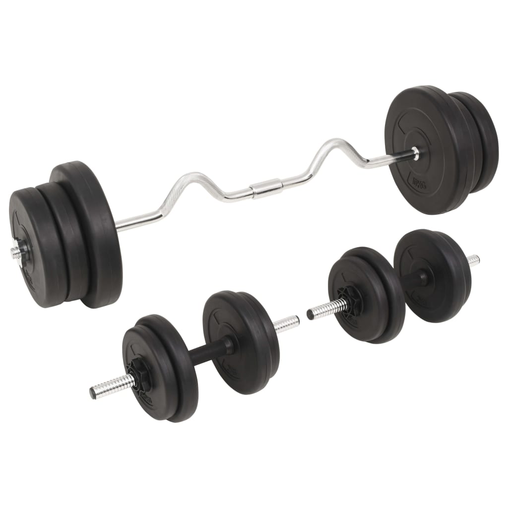 Vektstang- og manualsett 60 kg