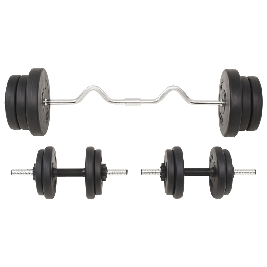 Vektstang- og manualsett 60 kg