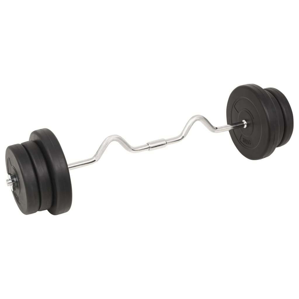 Vektstang- og manualsett 60 kg