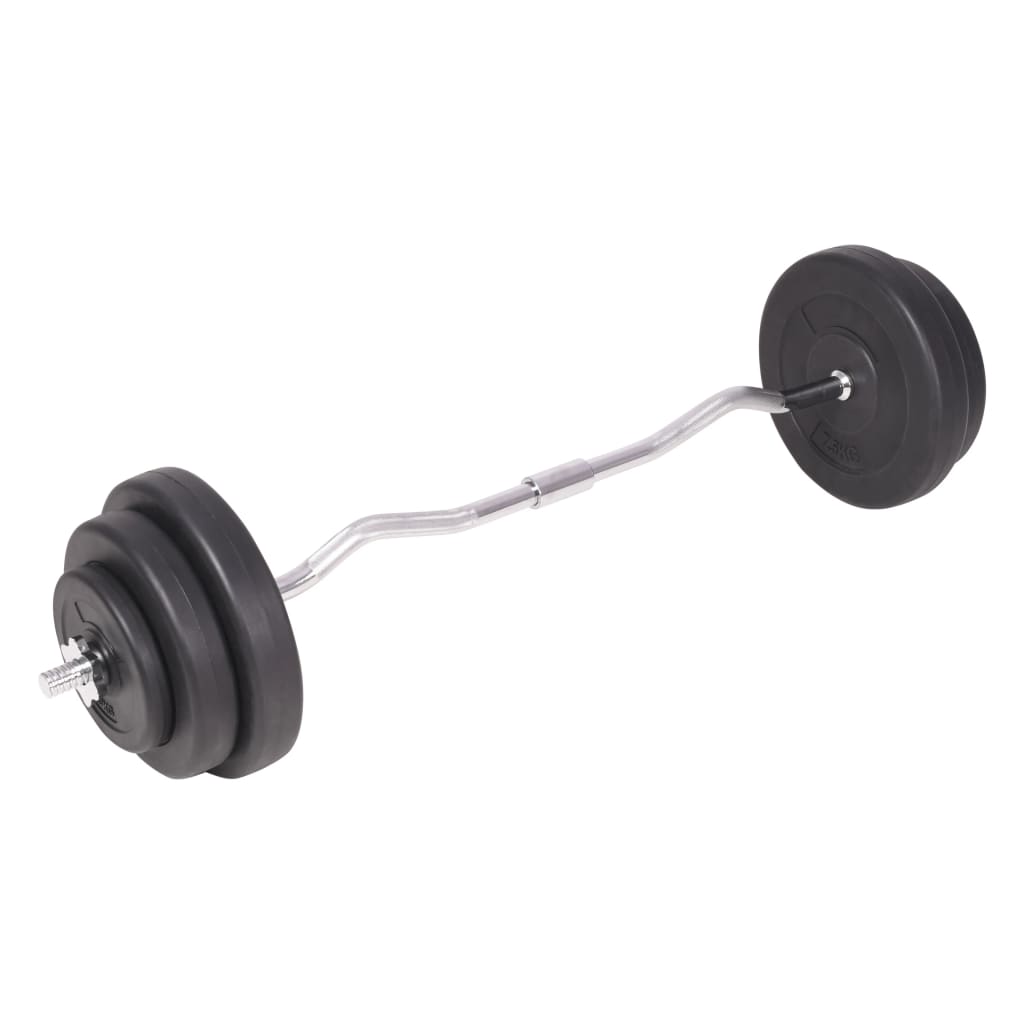 Vektstang- og manualsett 120 kg