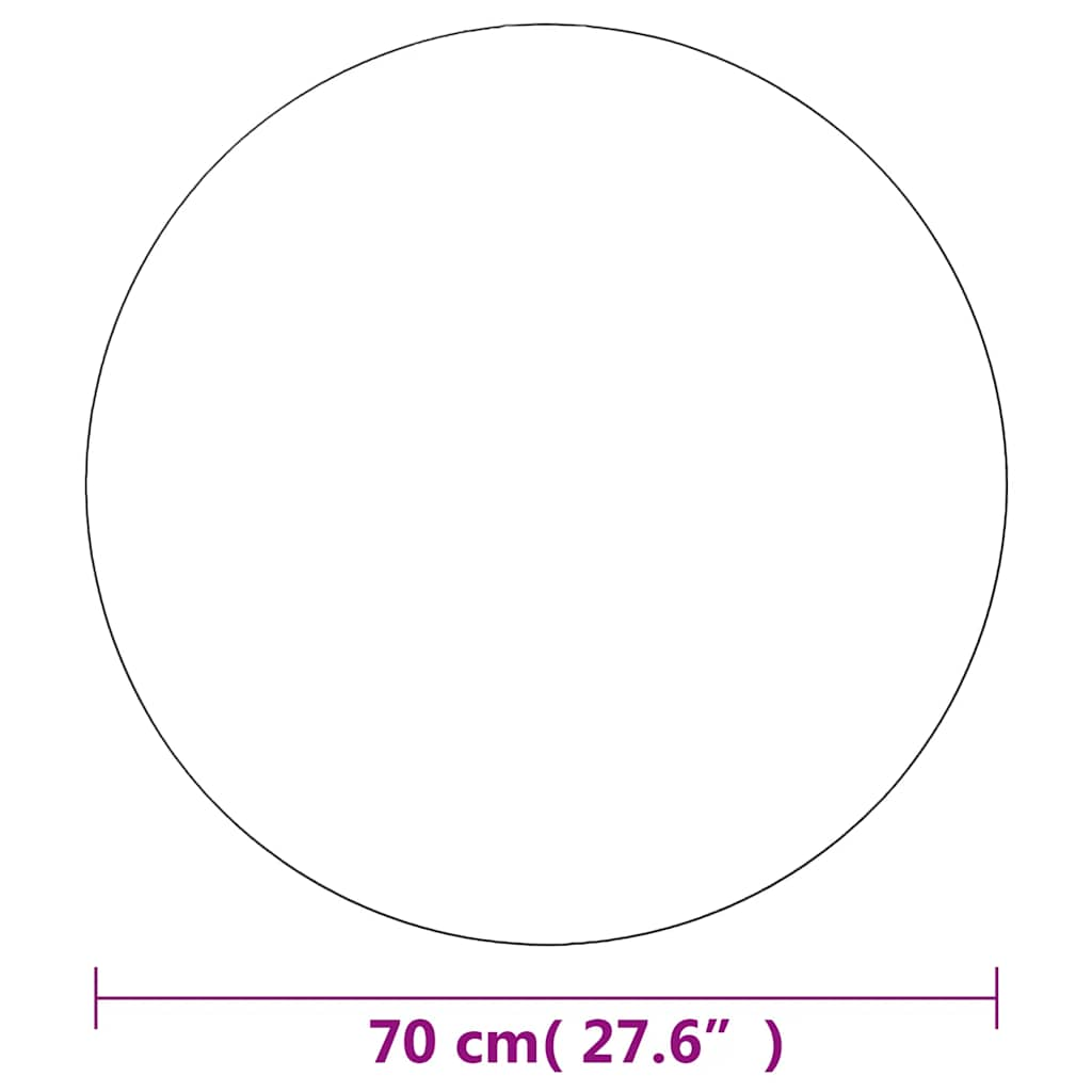 Veggspeilsett 70 cm rundt glass