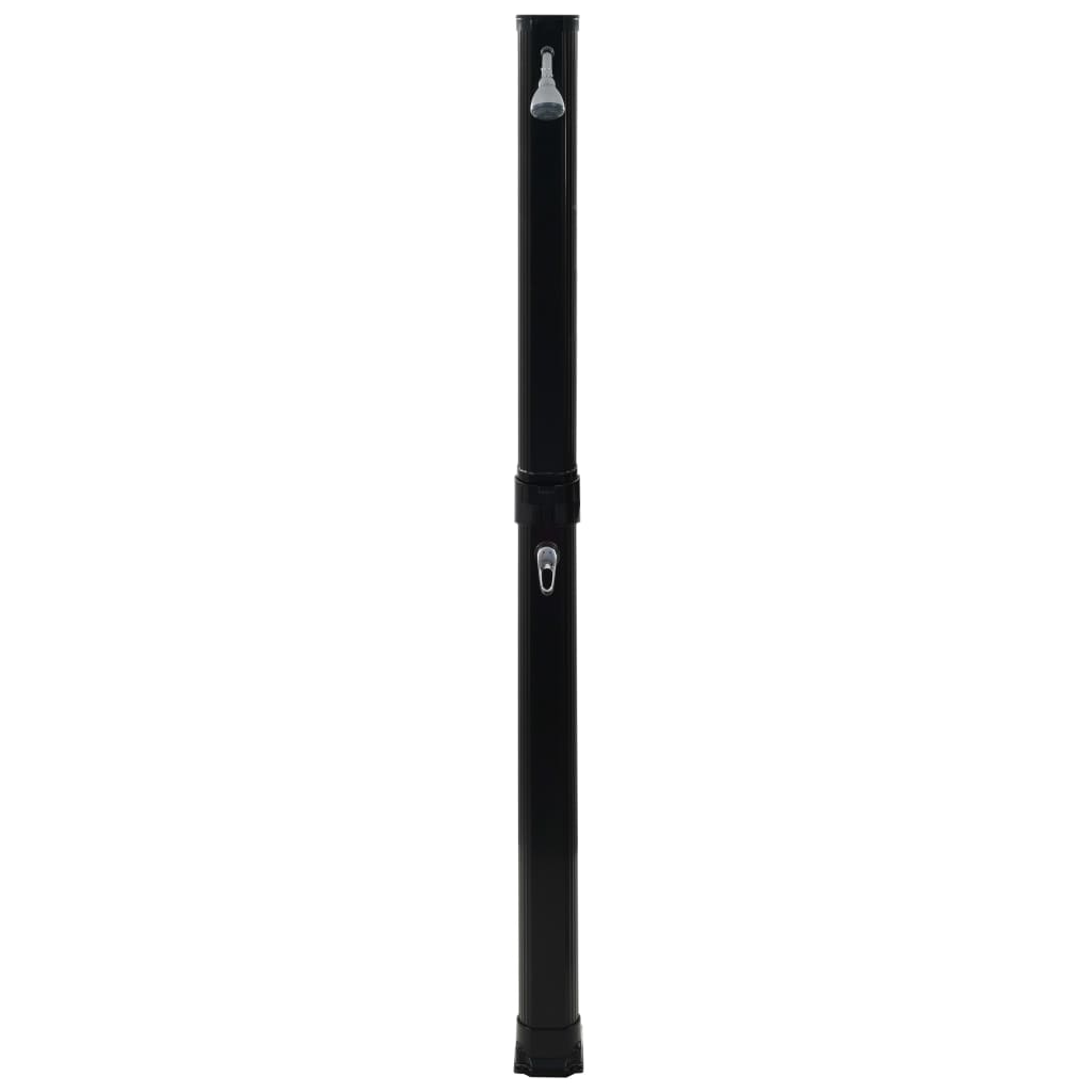 Sammenleggbar soldusj svart 214 cm 23 L