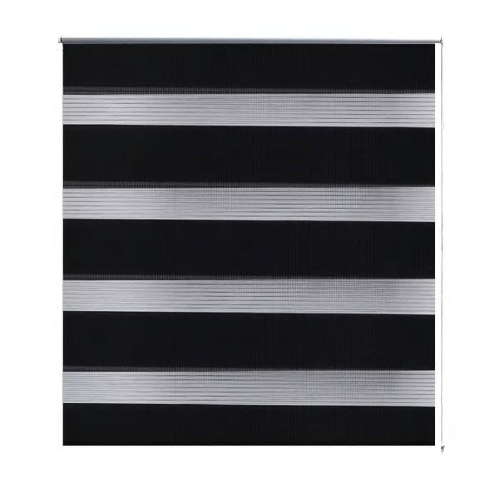 Zebra Rullegardin 50 x 100 cm Svart