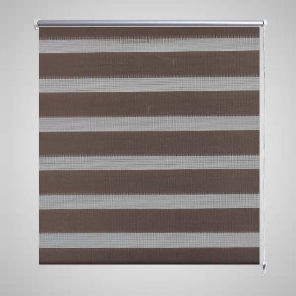 Zebra Rullegardin 60 x 120 cm Kaffe Farge