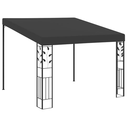 Veggmontert paviljong 3x3x2,5 m antrasitt