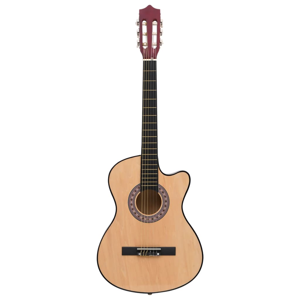 Western akustisk cutaway gitarsett 12 deler med 6 strenger 38"