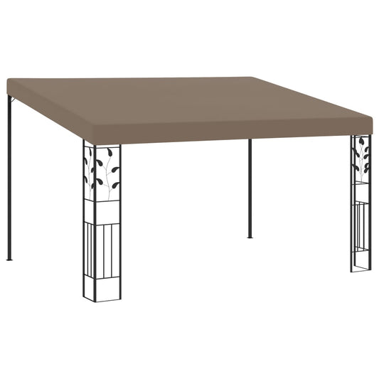 Veggmontert paviljong 4x3x2,5 m gråbrun