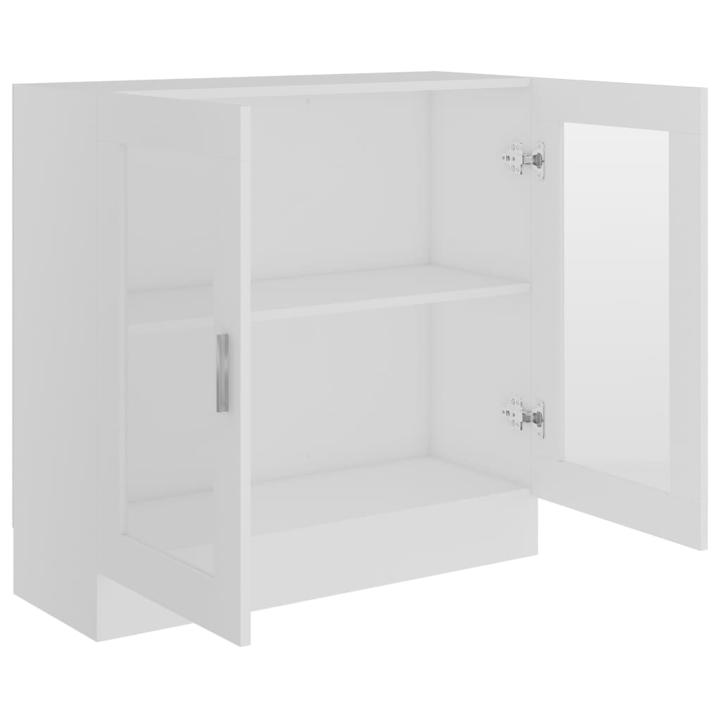 Vitrine hvit 82,5x30,5x80 cm konstruert tre