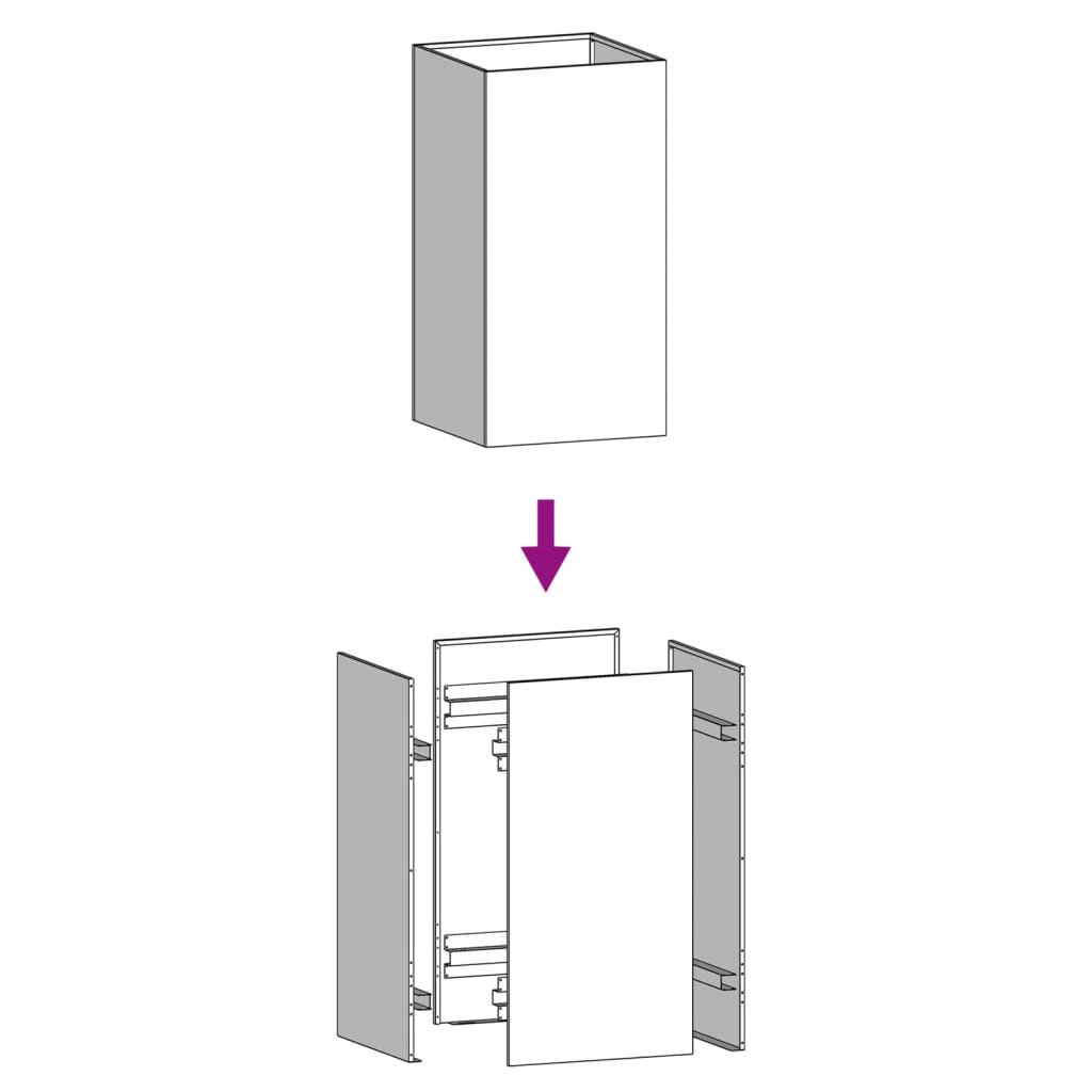 Veggmontert sengegavl hvit 108x3x60 cm heltre furu