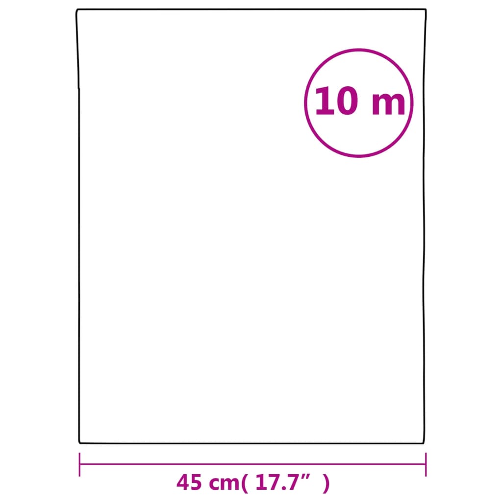 Vindusfilm frostet gjennomsiktig 45x1000 cm PVC