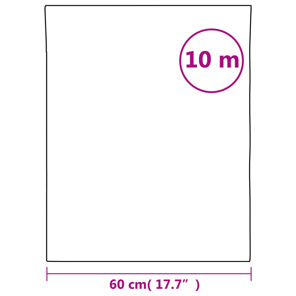 Vindusfilm frostet gjennomsiktig 60x1000 cm PVC