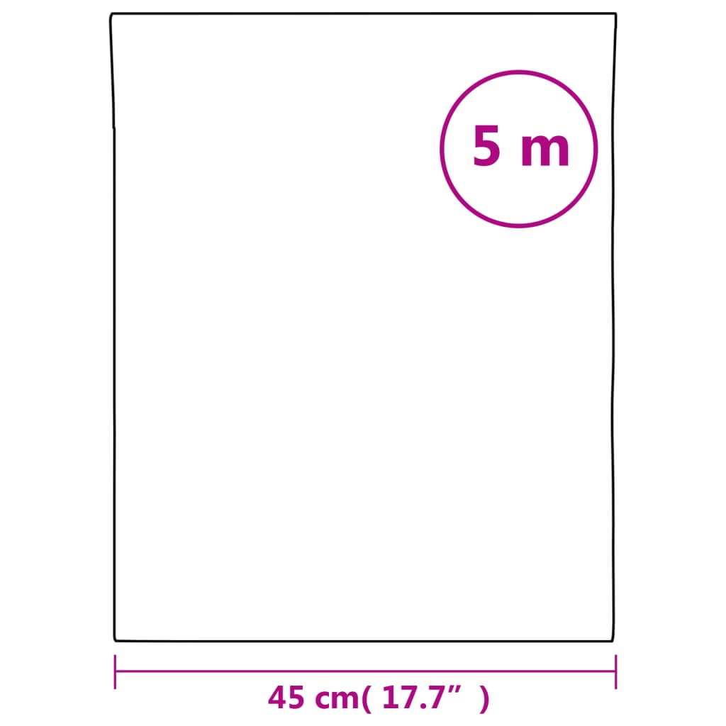 Vindusfilm frostet hvit 45x500 cm PVC